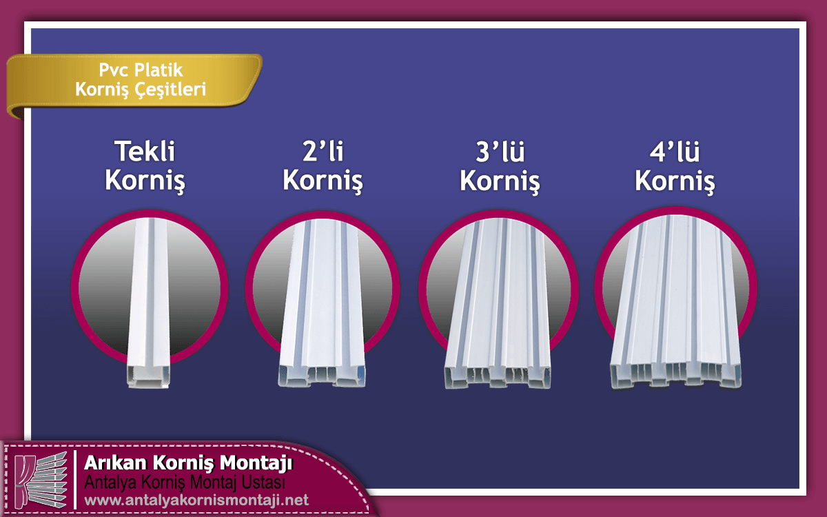 Antalya Plastik Korniş Montajı