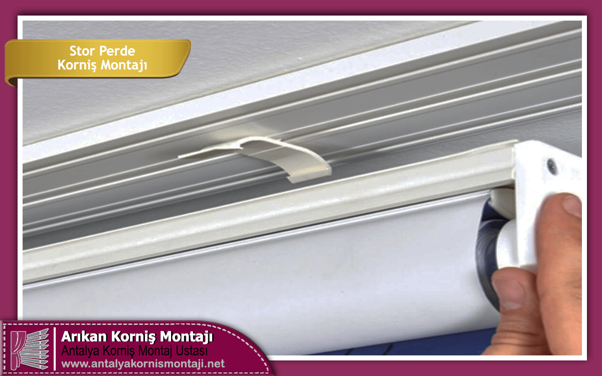 Stor Perde Korniş Montajı