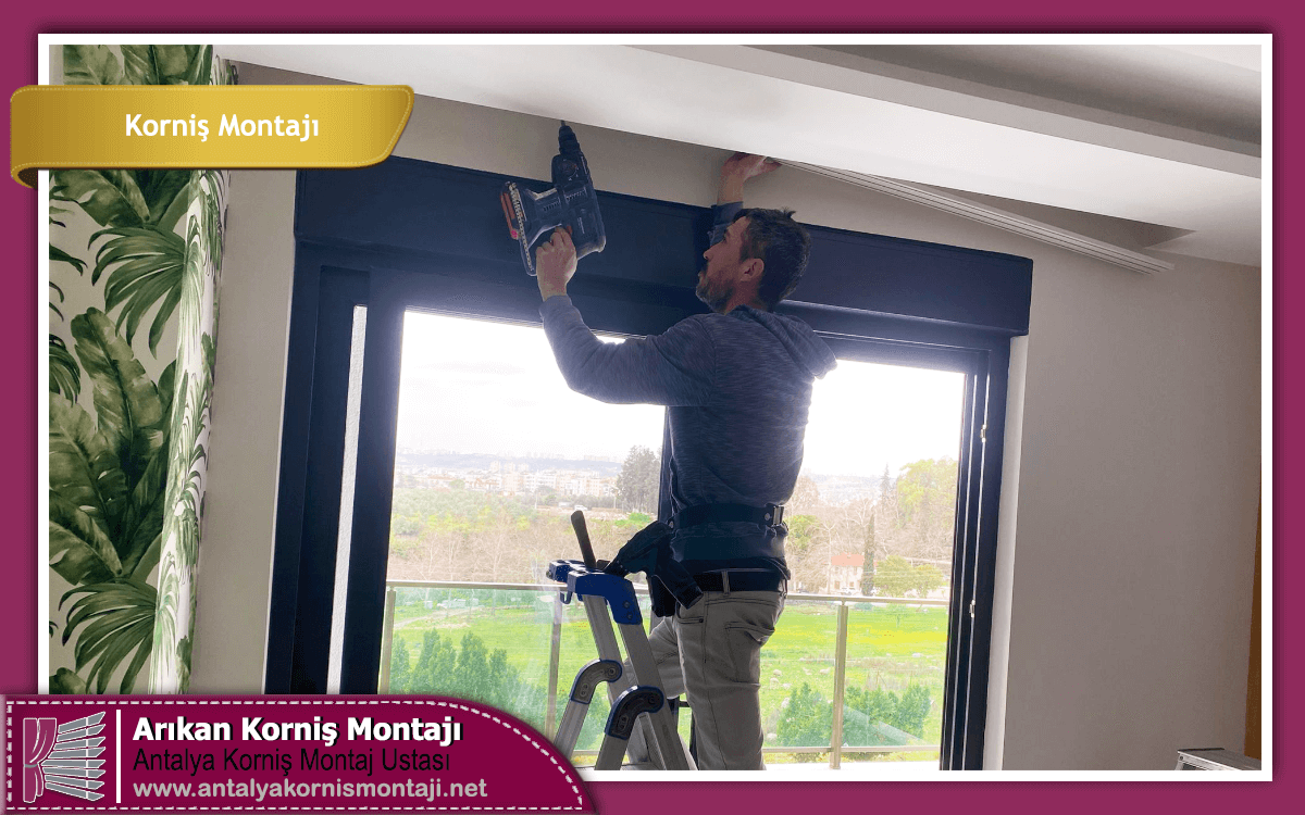 Antalya Alüminyum Korniş Montajı