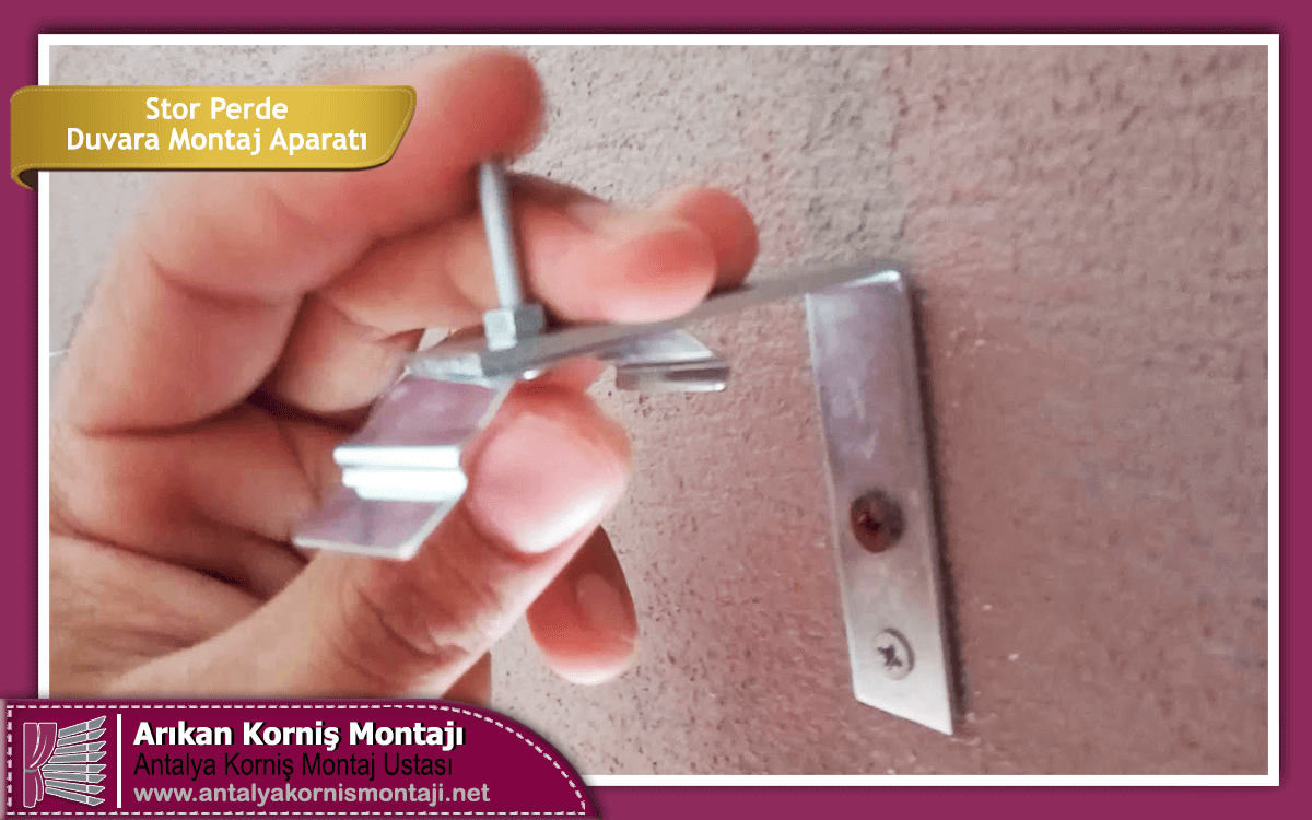 Stor Perde Duvara Montaj Aparatı