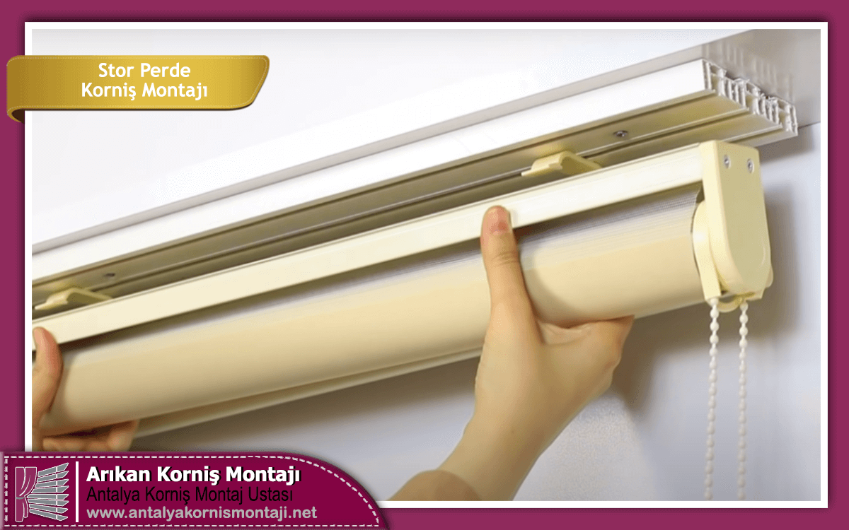 Stor Perde Korniş Montajı