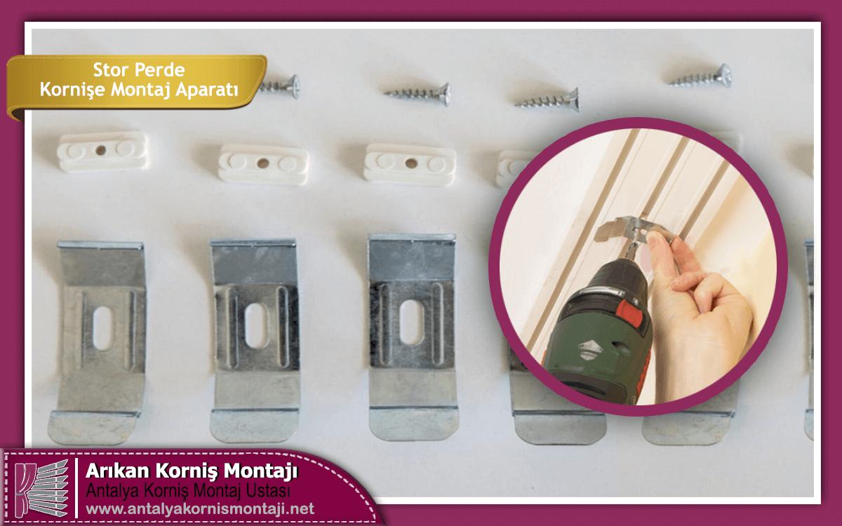 Stor Perde Korniş Montaj Aparatı